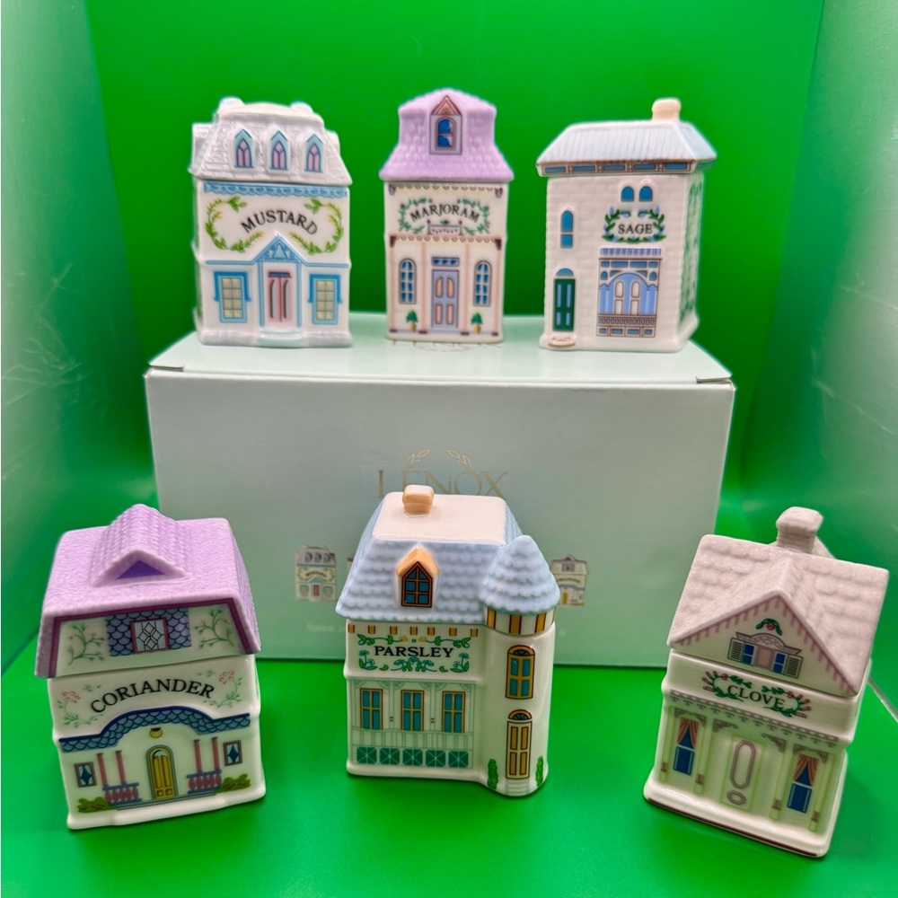 Lenox Spice Village 6-Piece Set NEW 2025, Rustic Row